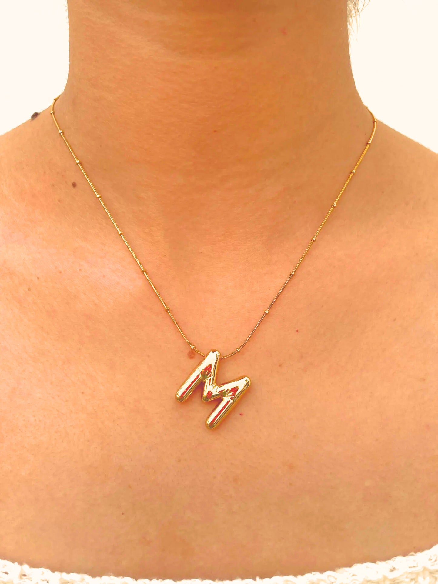 Élan Jewellery - "Inflatable" Letter Initial Necklace